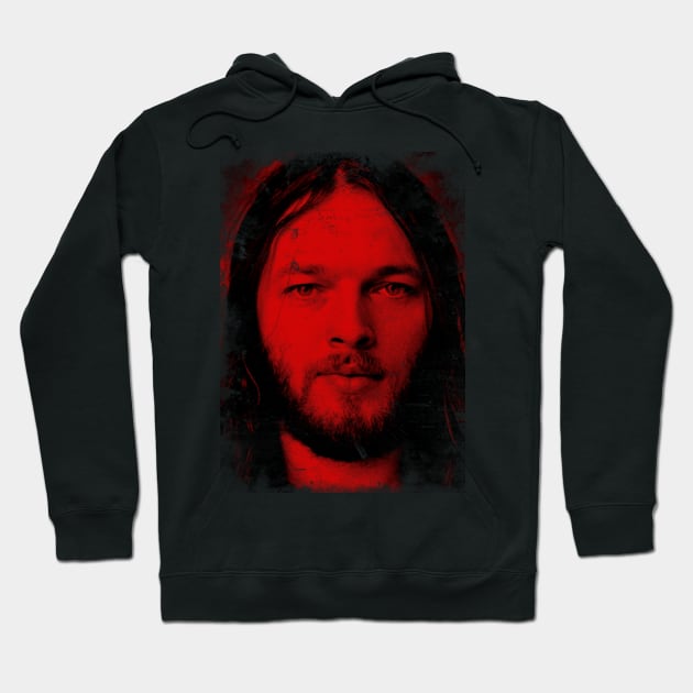 red vintage David Gilmour Hoodie by TimTimMarket